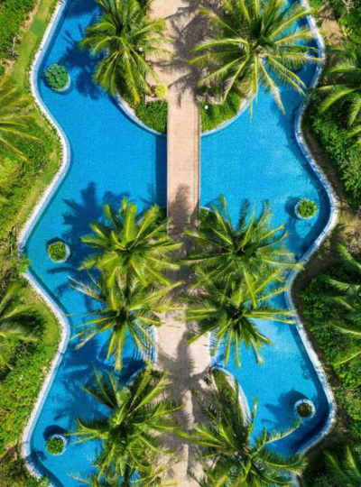 整日悠哉自由放鬆日(可至渡假村內泳池、超長漂漂河戲水、白沙灘踏浪)