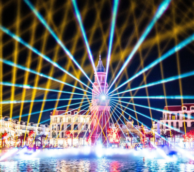 珍珠奇幻樂園 (粉色夢幻城堡、摩天輪、巨型海龜水族館、必看美人魚秀)→大世界越式風味餐