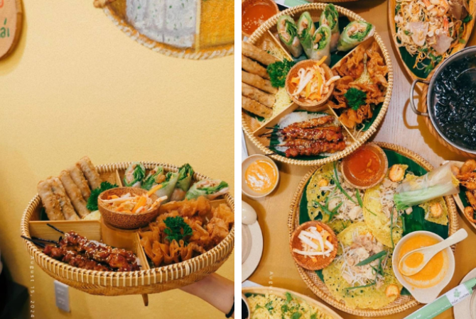 悠閒早晨時光→米其林入選越式黃煎餅→粉紅教堂→漢市場→峴港→台北