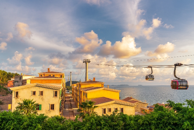 香島水樂園(漂漂河、滑水道多項水上設施一次玩)→陸樂園(木製-雲霄飛車、老鷹之眼)
