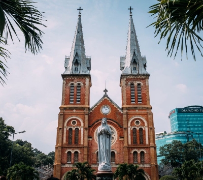 越南胡志明紅教堂