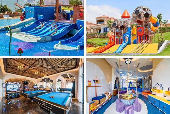 享受悠閒早晨時光→小孩最愛~質感義式餐廳→美奈→五星Centara海灘渡假村內自由時光(私人沙灘、水上溜滑梯、獨棟泳池別墅)