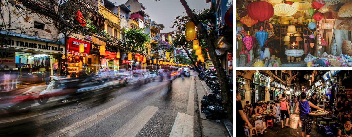 台北→河內→越南必吃(香茅烤肉捲+春捲組合)→三十六古街散策