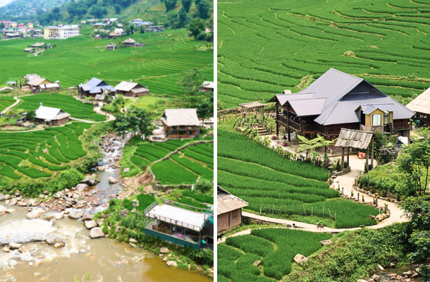 老柴梯田&塔萬民族村→稻田景觀餐廳→臥鋪巴士返回河內→越南必吃(黃煎餅+春捲)