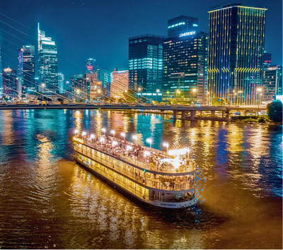 台北→胡志明→越南必吃(香茅烤肉捲+特色米線)→法式建築巡禮(西貢郵政局、書街、歌劇院、市政廳、阮惠街、咖啡公寓)→西貢河遊船三道式晚餐&Live Music