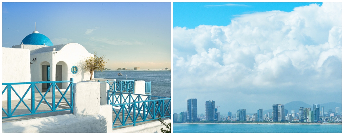 悠閒享用早餐&自由活動→粉紅教堂→越南麵包→山茶半島→山茶半島異國風海景下午茶→機場→台北