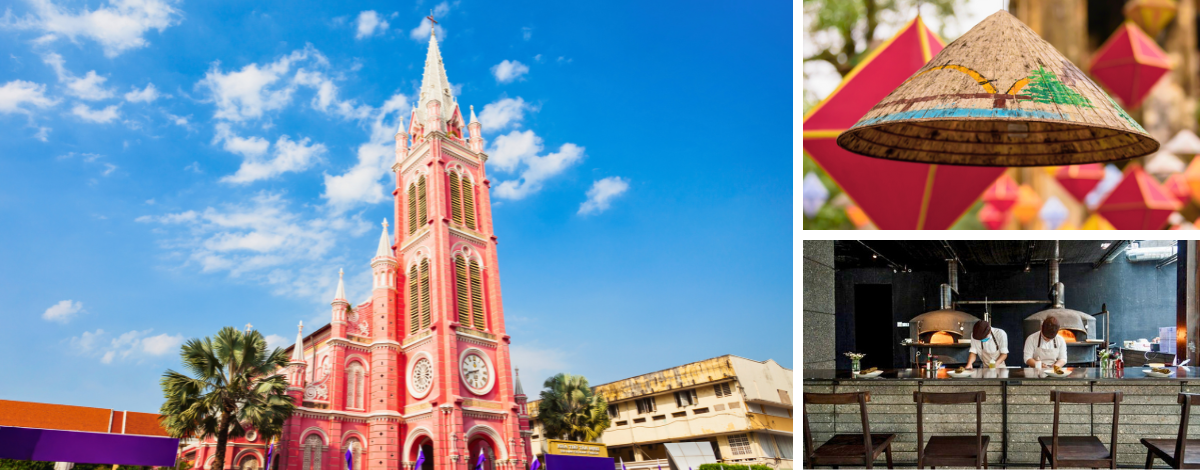 粉紅教堂→質感系義式餐廳→前往藩切→Azerai渡假村Check in→渡假村內晚餐