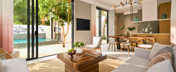 五星新世界渡假村內自由享樂(滑水道、私人沙灘、無邊際泳池)→地中海小鎮&日落親吻橋→小鎮夜市 